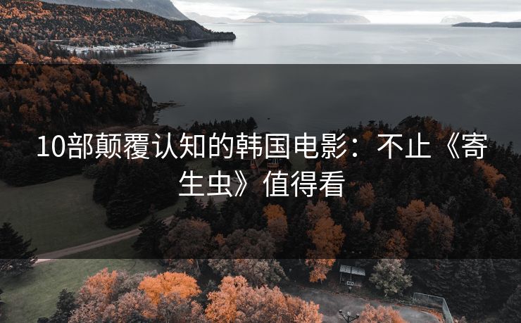 10部颠覆认知的韩国电影：不止《寄生虫》值得看